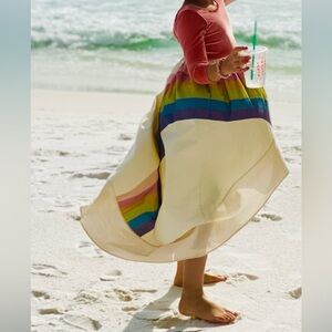 Pleiades Rainbow Pink Velvet Dress